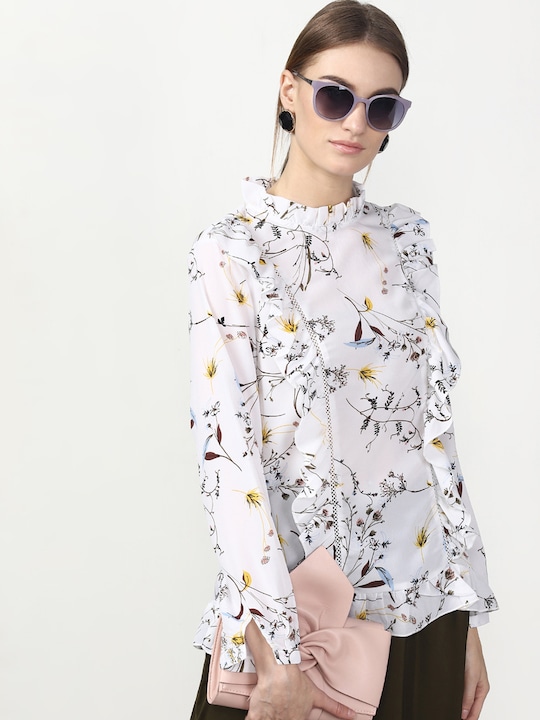 Miss Bennett Women Floral Printed Top