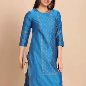 Imara Women Round Neck Printed Kurta