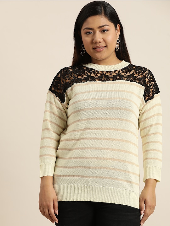 Sztori Women Striped Sweater