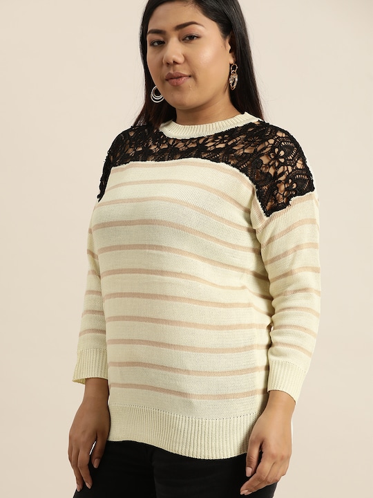 Sztori Women Striped Sweater