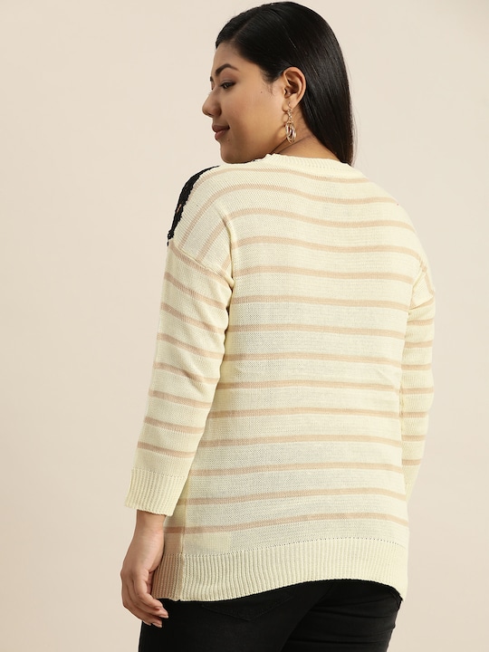 Sztori Women Striped Sweater