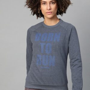 HRX Women Solid Rapid-Dry Running Sweatshirt