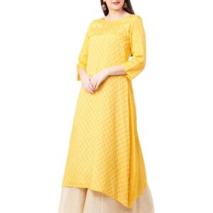 Imara Women Boat Neck Printed Kurta