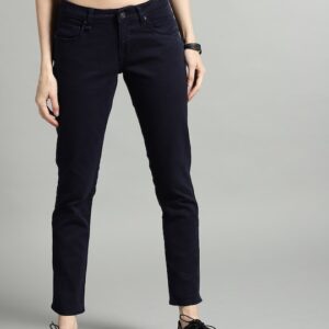 Roadster Wome Slim Fit Mid-Rise Clean Look Stretchable Jeans