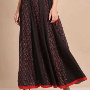 Imara Women Kalidar Printed Skirts