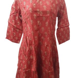 IMARA Women Printed Kurta with Dhoti