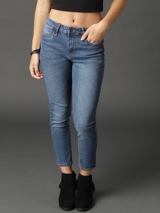 Roadster Women Skinny Stretchable Crop Jeans