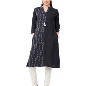 Imara Women Mandarin Collar Printed