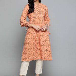 HERE&NOW Women Printed A-Line Kurta