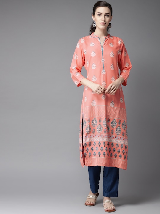 Moda Rapido Women Printed Straight Kurta