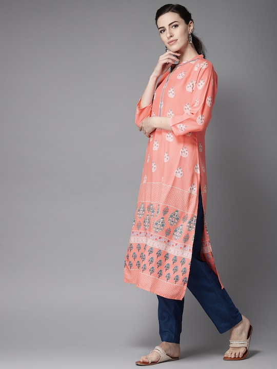 Moda Rapido Women Printed Straight Kurta