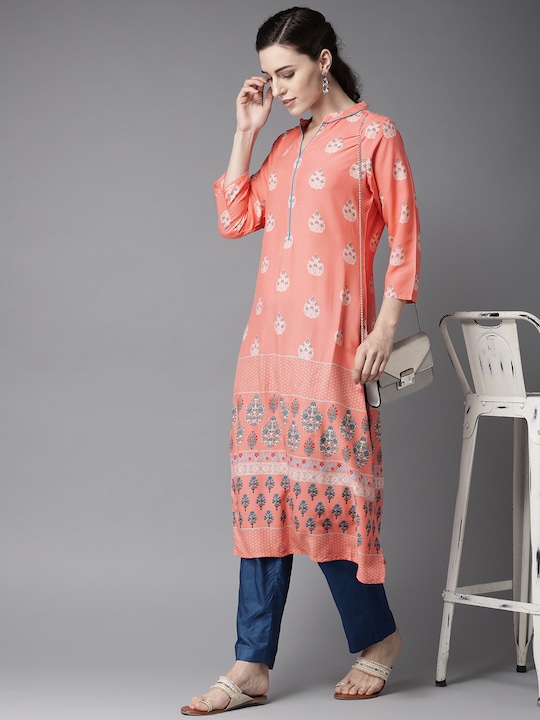 Moda Rapido Women Printed Straight Kurta