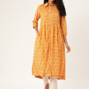 Sangria Women Printed A-Line Kurta