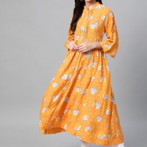 Sangria Women Printed A-Line Kurta