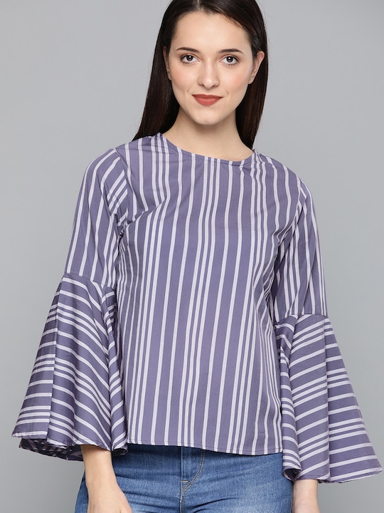 HERE&NOW Women Striped Top