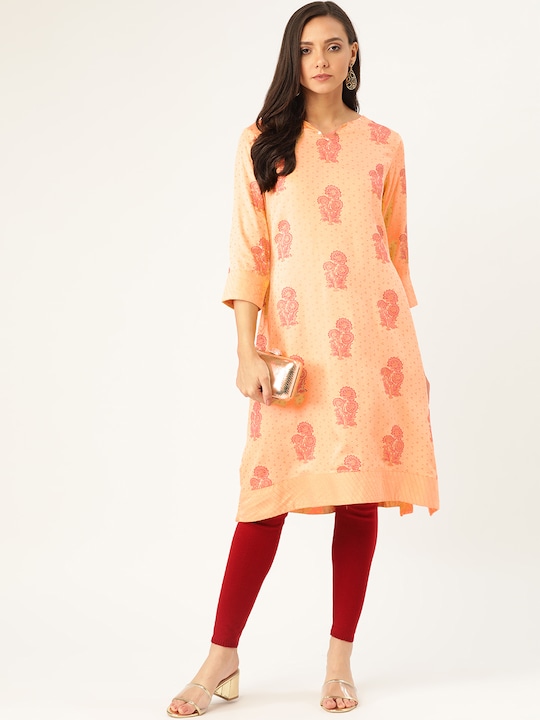 Moda Rapido Women Printed A-Line Kurta