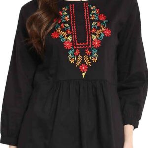 Bhama COUTURE Casual Regular Sleeves Printed Women Top