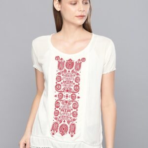 Chemistry Women Embroidered Top