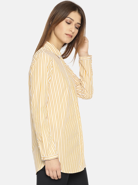 Van Heusen Woman Regular Fit Striped Casual Shirt