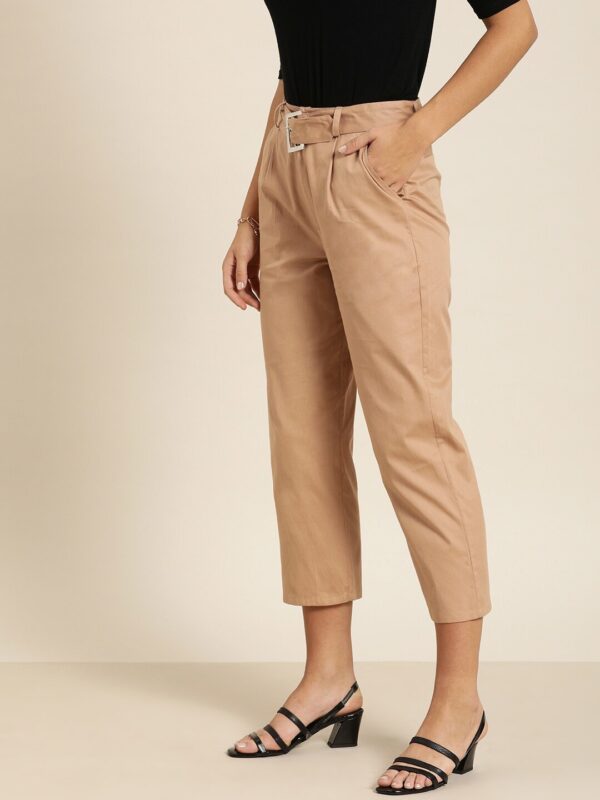 all about you  Women Regular Fit Cotton Trousers