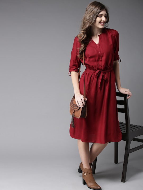 HERE&NOW Midi A-Line Dress