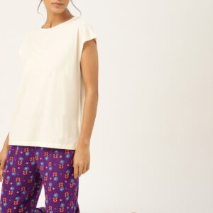 ETC  Women Top & Pyjama Set Floral Print