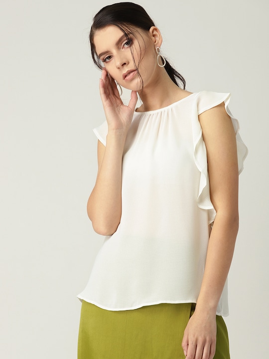 MANGO Women Solid Top