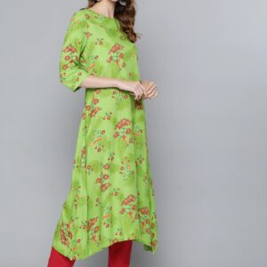 HERE&NOW Women Ethnic Motifs Print A-line Kurta