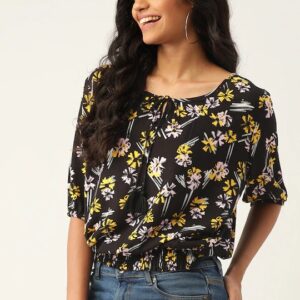 Dressberry Casual Regular Sleeves Printed Women Top