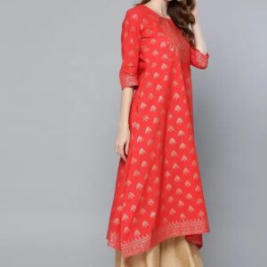 HERE&NOW  Women Floral Print Anarkali Kurta