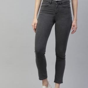 HERE&NOW Women Solid Regular Fit Stretchable Jeans