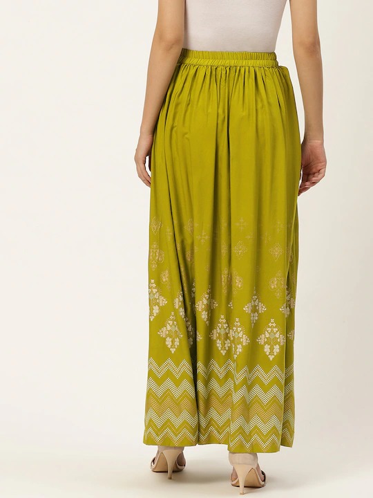 Anouk Women Printed Maxi Flared Skirt