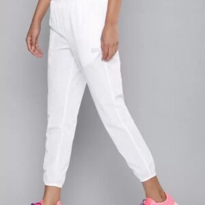 HRX Women Solid White Track Pants