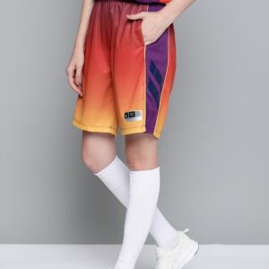 HRX Women Amarnath Colourblock Rapid-Dry Basketball Shorts