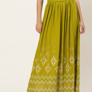 Anouk Women Printed Maxi Flared Skirt