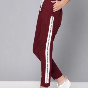 Kook N Keech Marvel Women Fit Solid Track Pant With Side Stripes