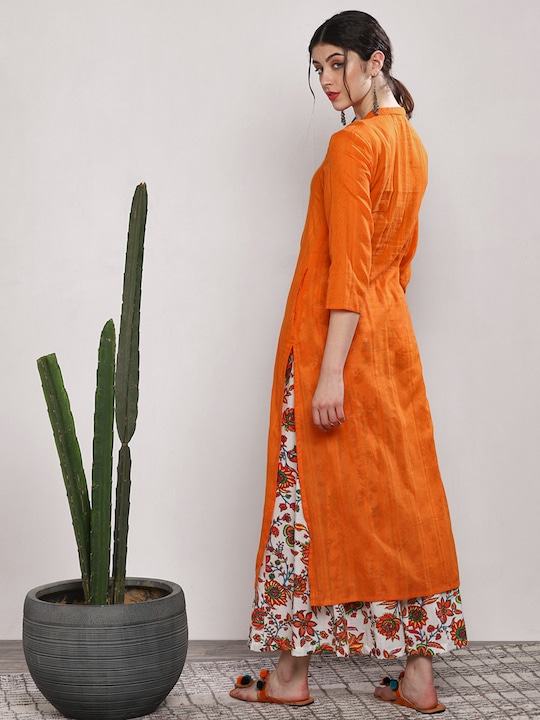 Sangria Women Solid Kurta Set