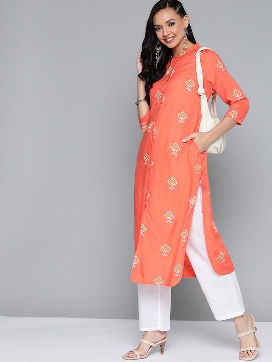 HERE&NOW Women Ethnic Motifs Printed Kurta