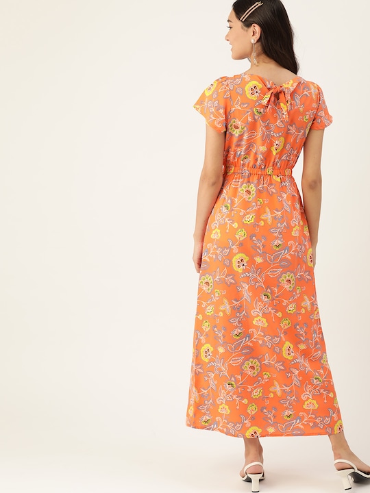 DressBerry Floral Printed Maxi Dress