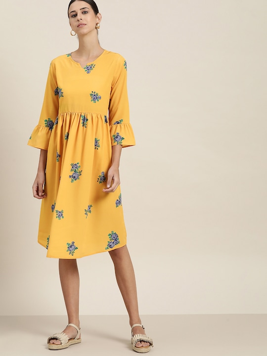 her by invictus Floral A-Line Dress