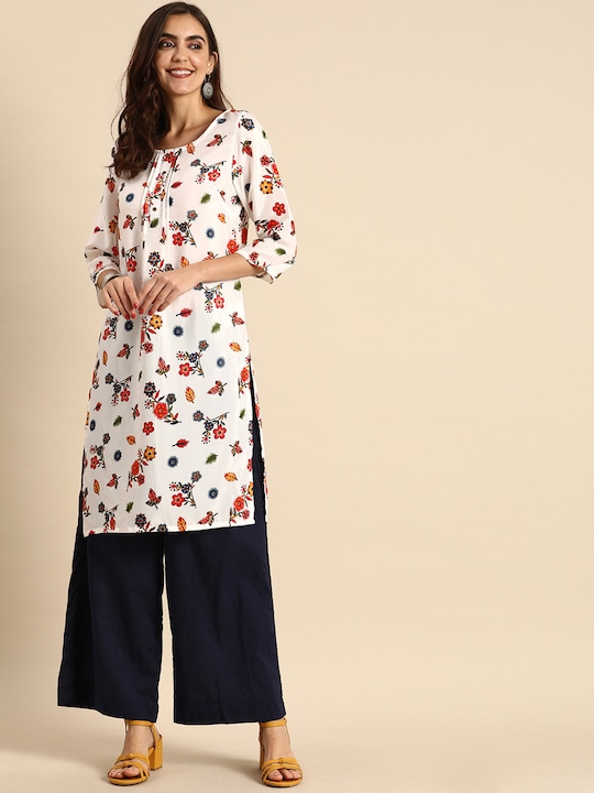 Anouk Women Floral Printed Kurta