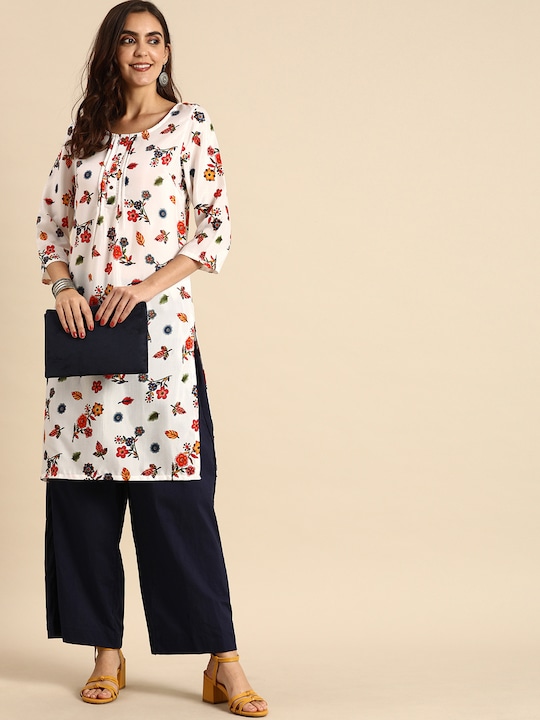 Anouk Women Floral Printed Kurta