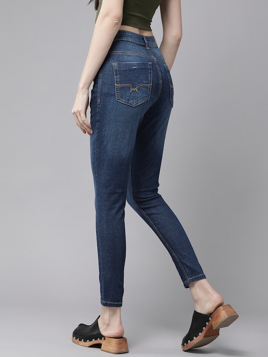 Roadster Women Skinny Fit High-Rise Clean Look Stretchable Jeans