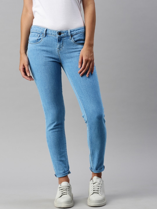 HERE&NOW Women Skinny Fit Stretchable Jeans