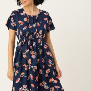 DressBerry Women Printed A-Line Dress