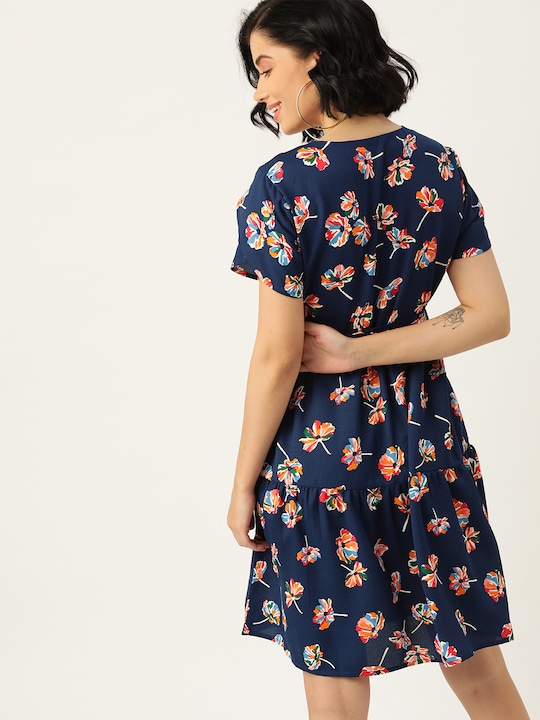 DressBerry Women Printed A-Line Dress