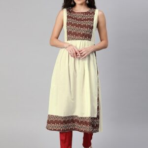 Anouk Women Printed A-Line Kurta