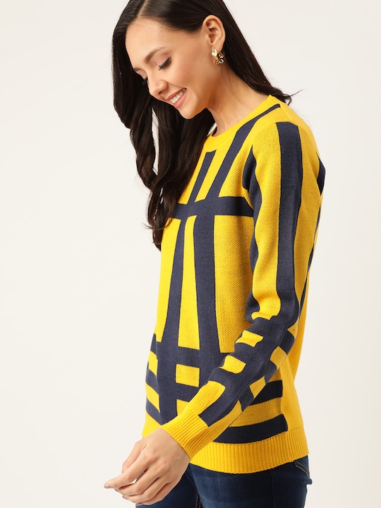 DressBerry Women Striped Pullover