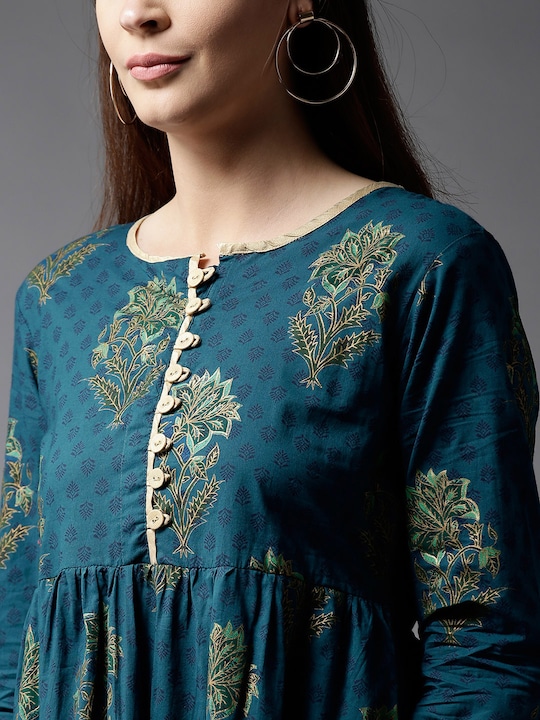 HERE&NOW Women Printed A-Line Kurta