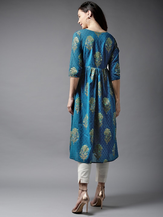 HERE&NOW Women Printed A-Line Kurta